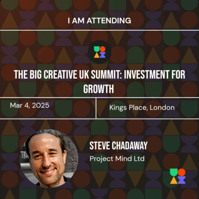 We are attending CreativeUK Summit!